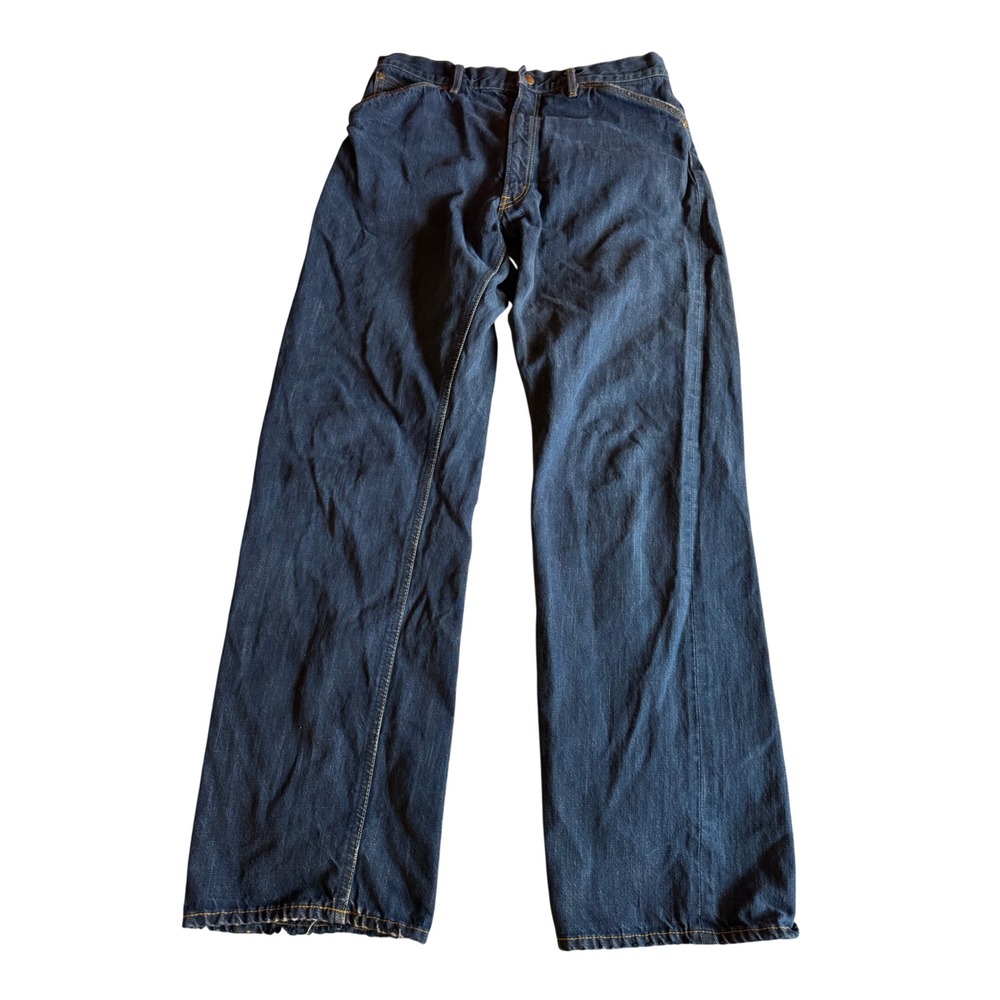 A Bathing Ape Vintage Y2k 90s Jeans Dark Wash Straight Leg Size L BAPE Men Flaws
